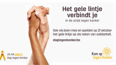 Draag het gele lintje op de Dag tegen Kanker - Draag het gele lintje op de Dag tegen Kanker -